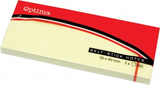 Samolepilni lističi Optima 100 listni 50 x 40 mm