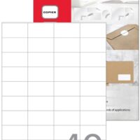 Etikete A4 laser-inkjet 48.5 x 25.4mm
