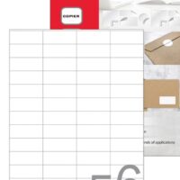 Etikete A4 laser-inkjet 52.5 x 21.2mm