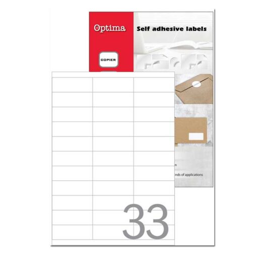 Etikete A4 laser-inkjet 70 x 25.4mm