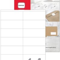 Etikete A4 laser-inkjet 105 x 41mm