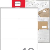 Etikete A4 laser-inkjet 105 x 57mm