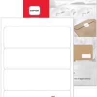 Etikete A4 laser-inkjet 192 x 61mm