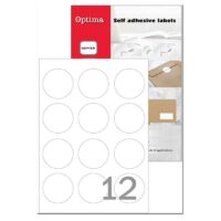 Etikete A4 laser-inkjet OKROGLE 60 mm