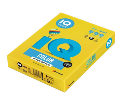 PAPIR A4 80G IQ COLOR GORČIČNO RUMEN