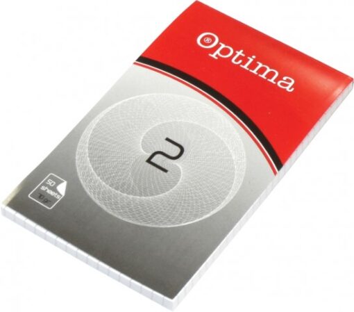 Lepljen blok Optima št 2 mali karo