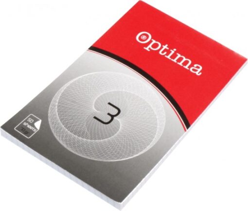 Lepljen blok Optima št 3 mali karo