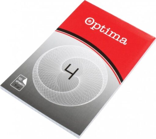 Lepljen blok Optima št. 4 mali karo