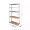 Skladiščni regal 180x90x40 cm Rebel - slika 2