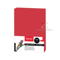Papir Optima A4 intenziv RDEČA