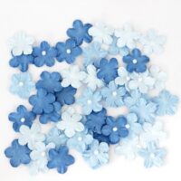PAPIRNI CVETOVI MYOSOTIS modri z biserom