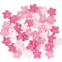 PAPIRNI CVETOVI MYOSOTIS roza z biserom
