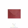 Kuverta 70 × 100 mm PEARLS metalizirana rdeča