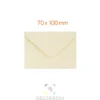 Kuverta 70×100 mm GLADKA-SMOOTH dark-krem