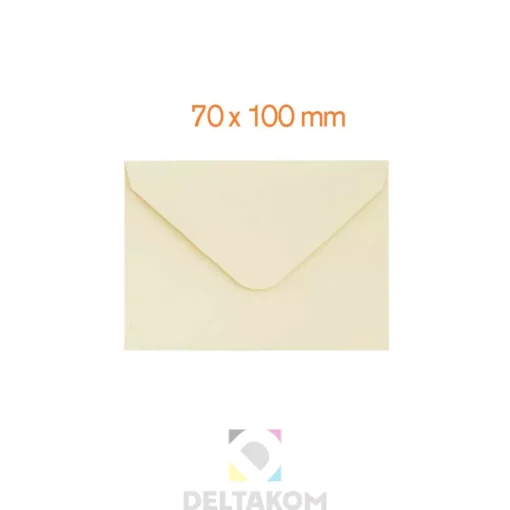 Kuverta 70×100 mm GLADKA-SMOOTH dark-krem