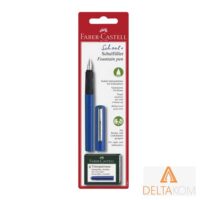 Nalivno pero Faber-Castell z modrimi bombicami-modra