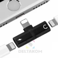 Adapter razdelilnik za polnilec in slušalke Lightning