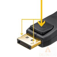 GOOBAY DisplayPort 1.2 2m pozlačen kabel (2)