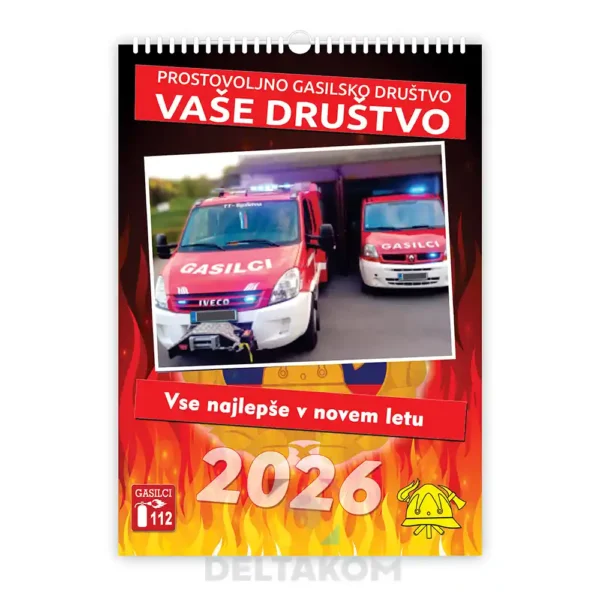 KOLEDAR GASILSKI 7-LISTNI MODEL 1