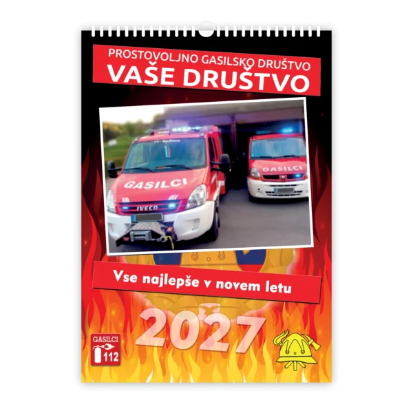 KOLEDAR GASILSKI 7-LISTNI MODEL 1