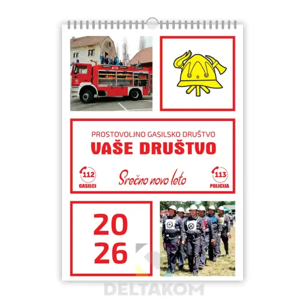 KOLEDAR 7-LISTNI MODEL 3