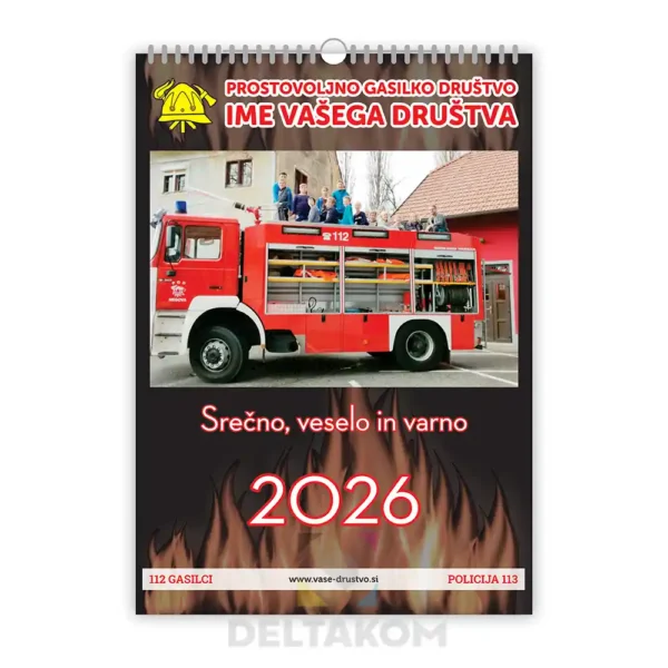 KOLEDAR GASILSKI 7-LISTNI MODEL-6