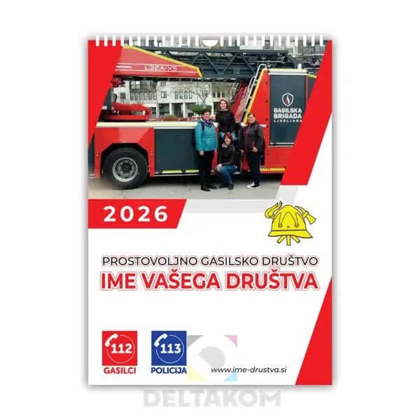 Koledar GASILSKI 7 listni A3 Model 7