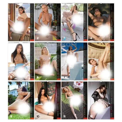Koledar HOT GIRLS 2026 – erotični stenski koledar - slika 2