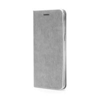 Ovitek LUNA BOOK SILVER za Huawei Mate 20 Lite srebrn