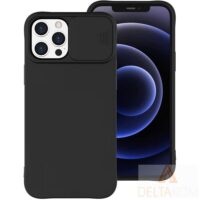 Ovitek Nexeri Silicone Lens Cover iPhone črn