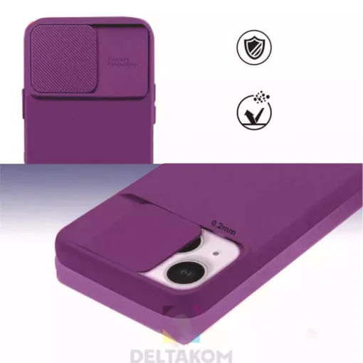 Ovitek Nexeri Silicone Lens Cover viola Samsung Galaxy A54 - slika 2
