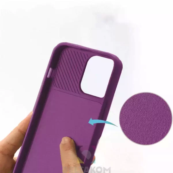 Ovitek Nexeri Silicone Lens viola