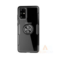 Ovitek Armored Clear Carbon Ring GALAXY A51 črn