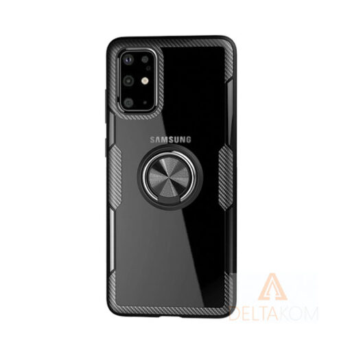 Ovitek Armored Clear Carbon Ring GALAXY A51 črn