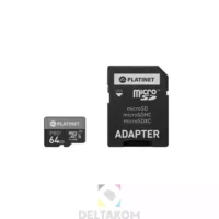 Pomnilniška kartica MICRO SDHC 64GB + adapter Platinet