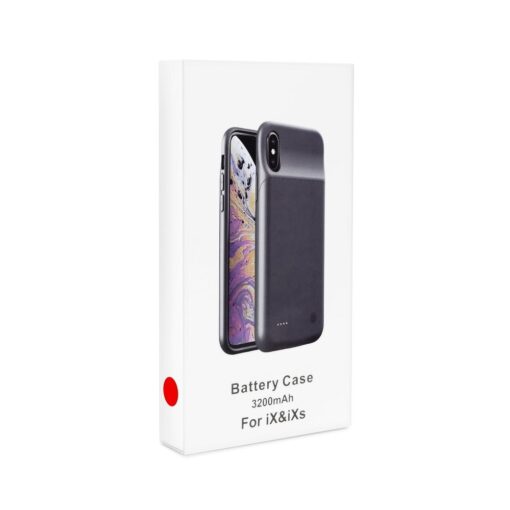 Ovitek z baterijo iPhone X/XS 3000 mAh rdeč - slika 3
