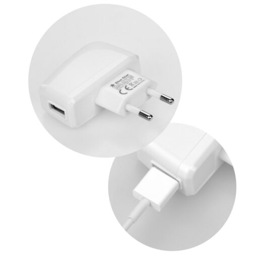 Klasični polnilec USB za iPhone + kabel Blue Star Lite | 1A | Lightning - slika 2