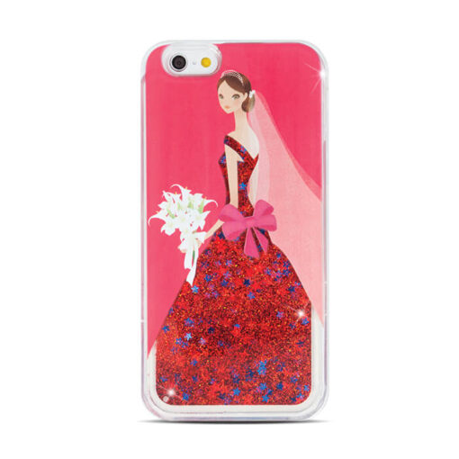 Liquid Glitter TPU Ovitek Lady za Samsung J1 2016 J120