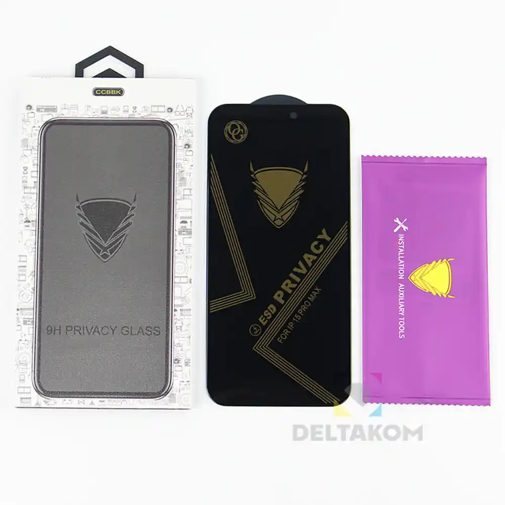 OG Premium Privacy steklo iPhone 13 14 16e 9H