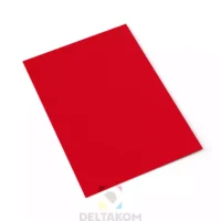 Dekor karton 1-stranski 350g. 48x68 rdeč