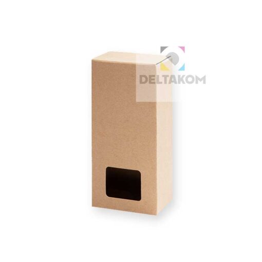 KARTON Z OKNOM RJAV 10 X 6.3 X 24 cm