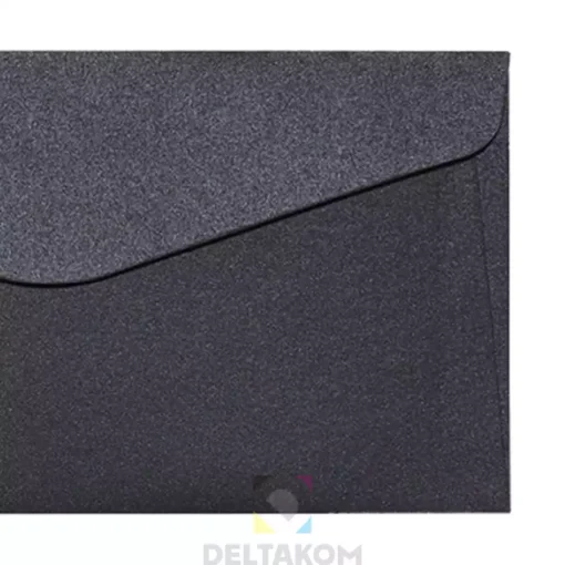 Kuverta DL PEARLS črna – metalizirana kuverta z elegantnim sijajem - slika 2