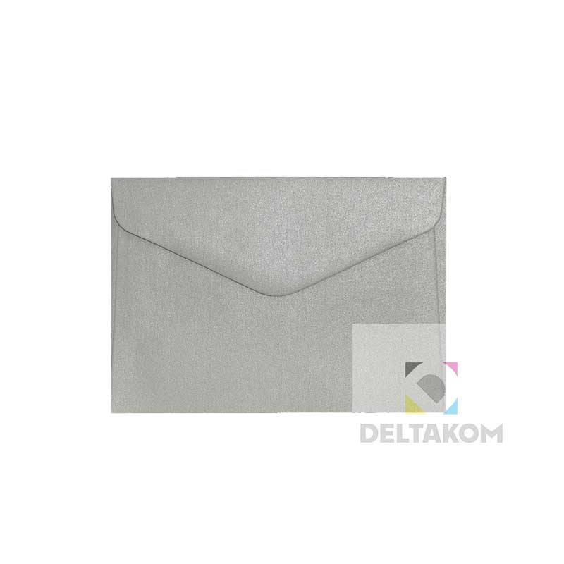 Kuverta C6 PEARLS srebrna
