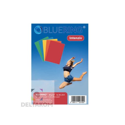 PAPIR A4 80g intenzivne barve 5x20 listov