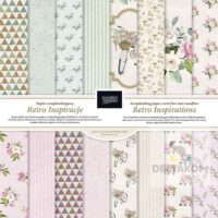 Papir Scrapbooking Retro Inspiration SET