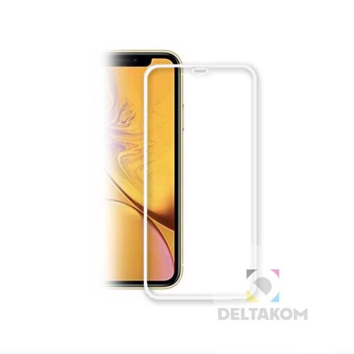 5D Full Glue zaščitno steklo za iPhone XS MAX white - slika 2