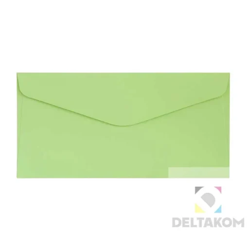 Kuverta DL GLADKA-SMOOTH Svetlo-zelena – gladka svetlo zelena kuverta za vabila