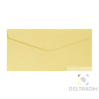 Kuverta DL GLADKA-SMOOTH Rumena – elegantna rumena kuverta za vabila