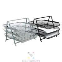 Kovinski predalnik za papir 3 delni