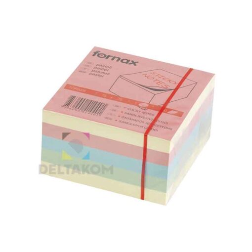 SAMOLEPILNA KOCKA 75x75 mm 450 listov pastel